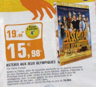 DVD "Astérix aux Jeux Olympiques" T310