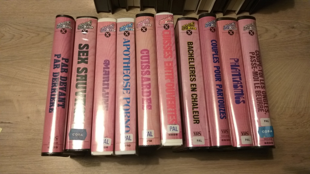 Cassettes Videos X erotique années 80/90 à la vente 20231211