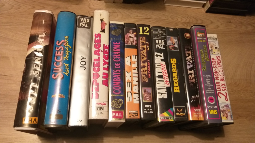 Cassettes Videos X erotique années 80/90 à la vente partie 2 20231225