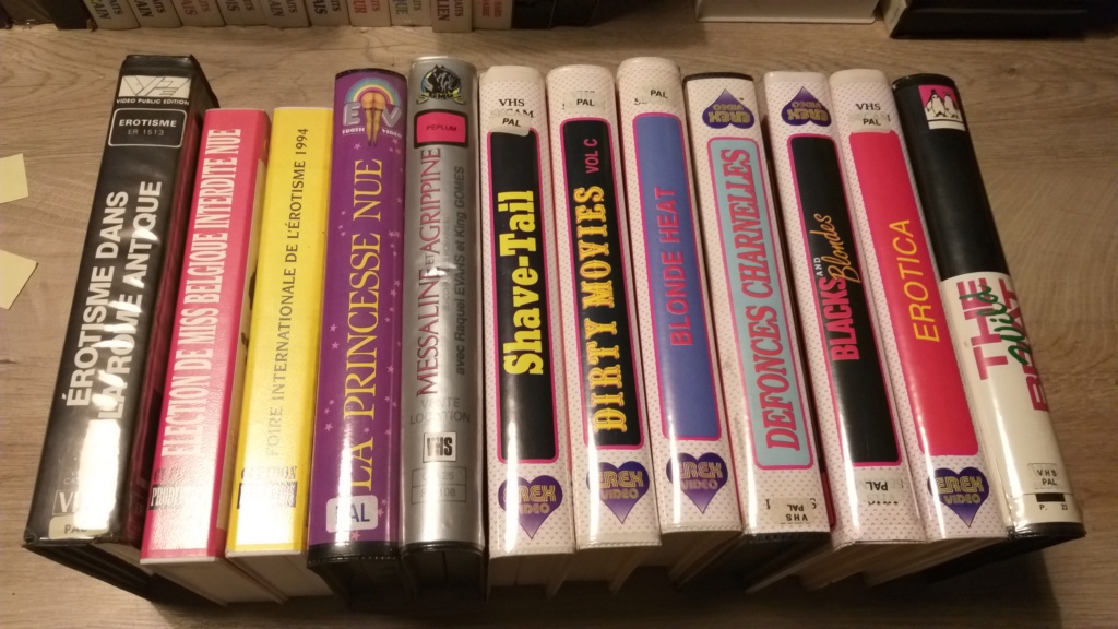 Cassettes Videos X erotique années 80/90 à la vente partie 2 20231229