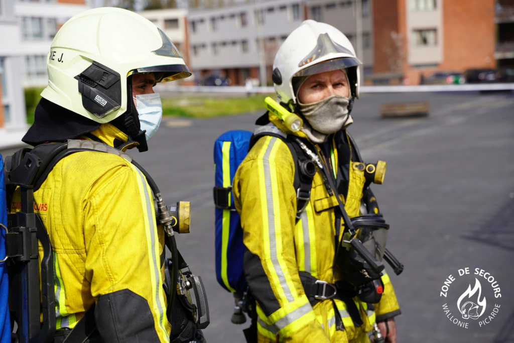 Une quinzaine d'intoxiqués lors d'un incendie à Tournai, PIM déclenché (9-04-2021 + photos) 17077010