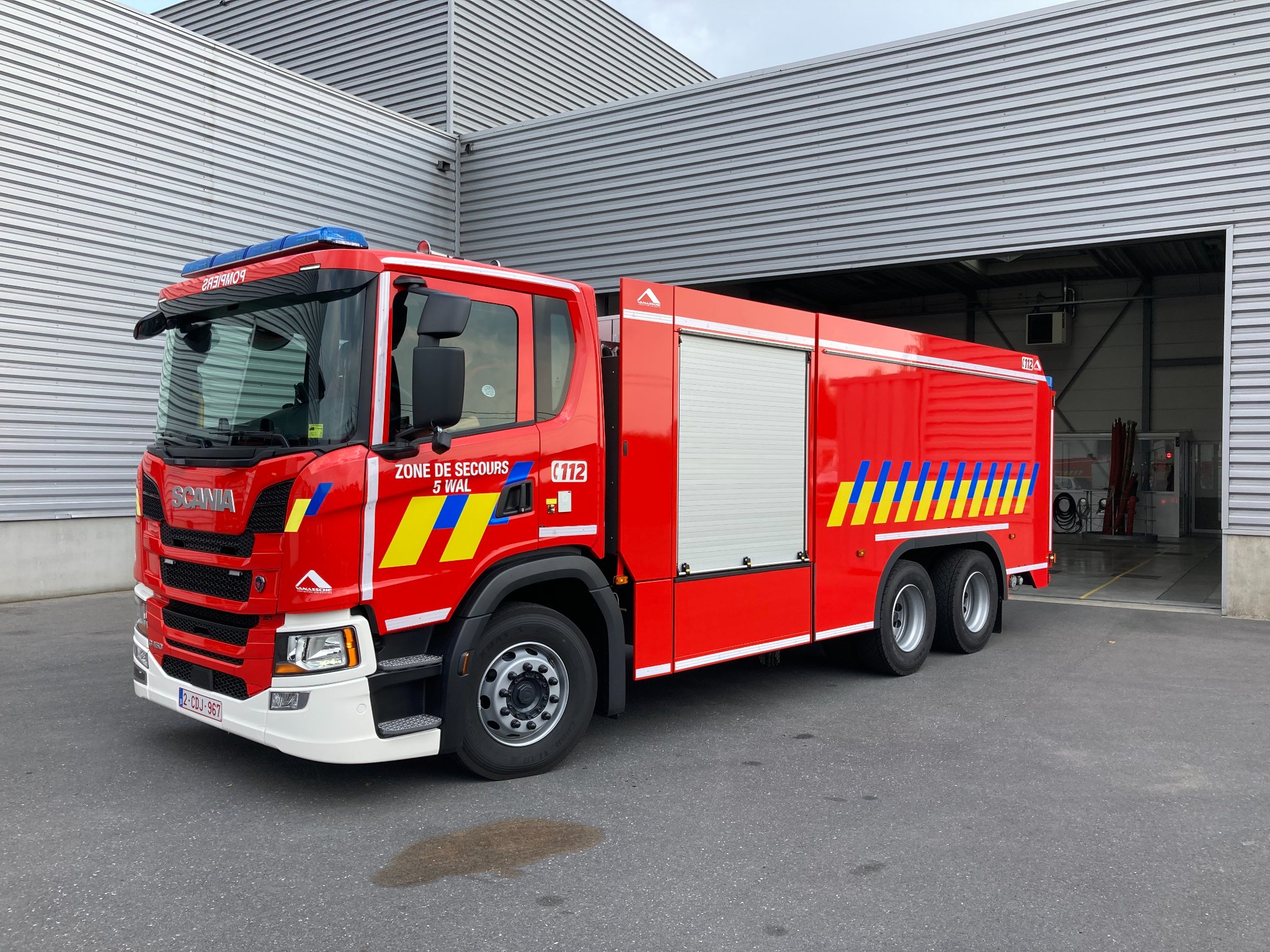 Nouvelle citerne Scania pour la Zone de Secours Liège 5 - WAL 30024510