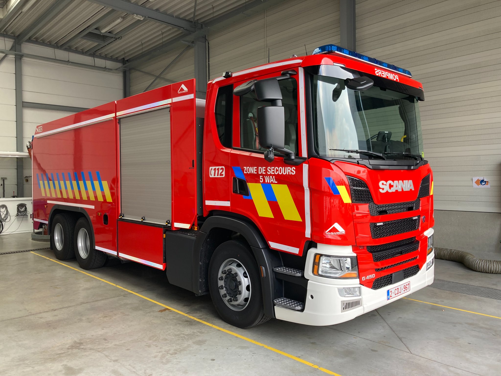 Nouvelle citerne Scania pour la Zone de Secours Liège 5 - WAL 30027110