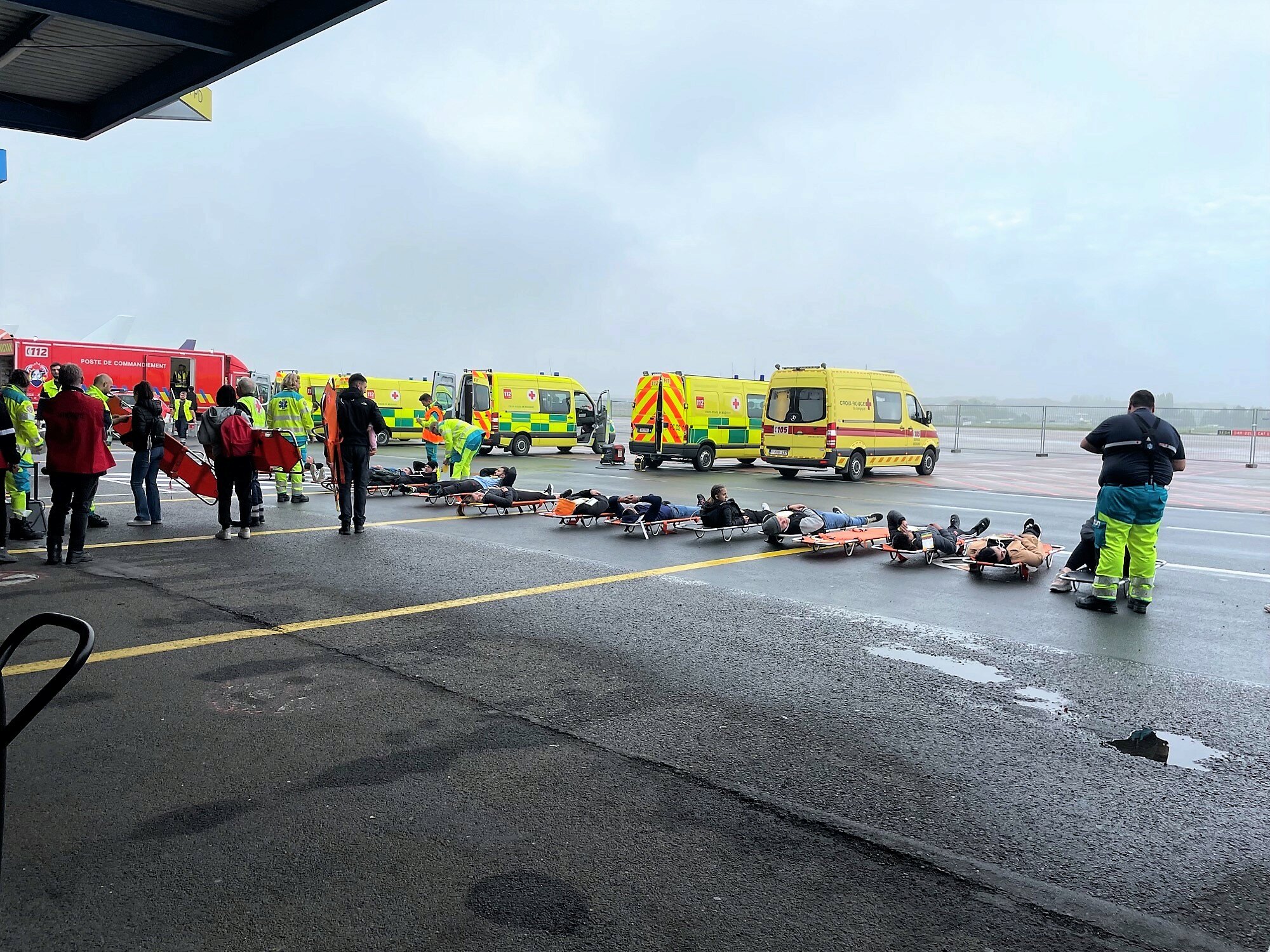Exercice catastrophe à Liège Airport (18-10-2022 + photos) 31147510