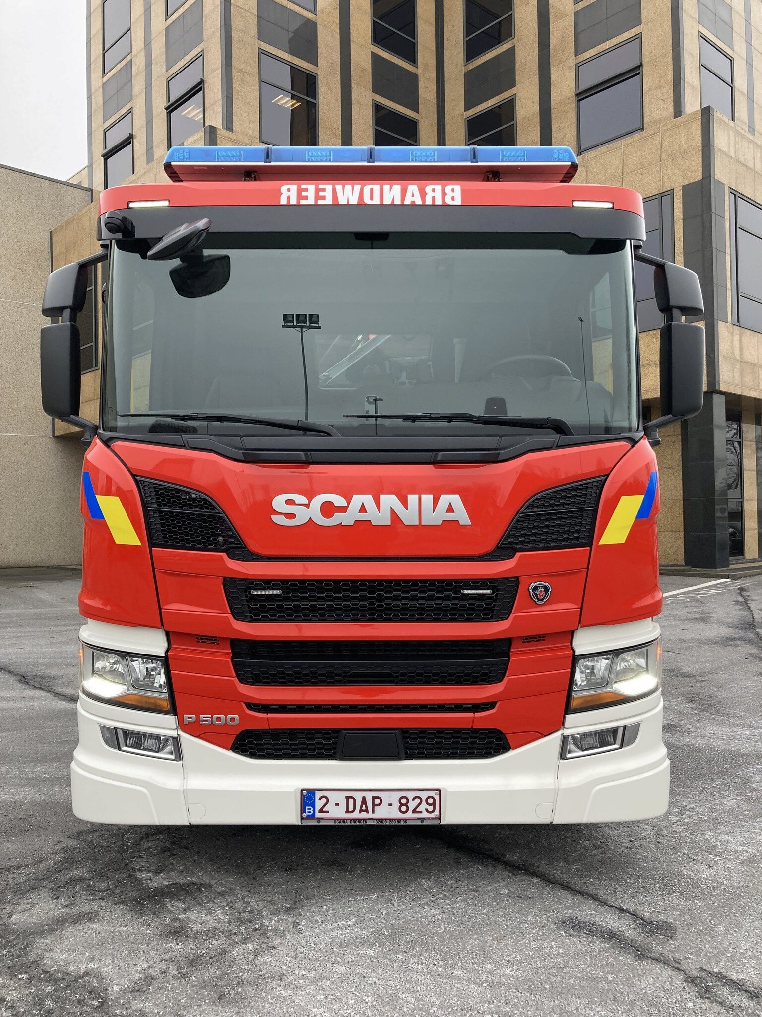 Nouveau porte container Scania pour la Zone de secours Vlaamse Ardennen 33225210