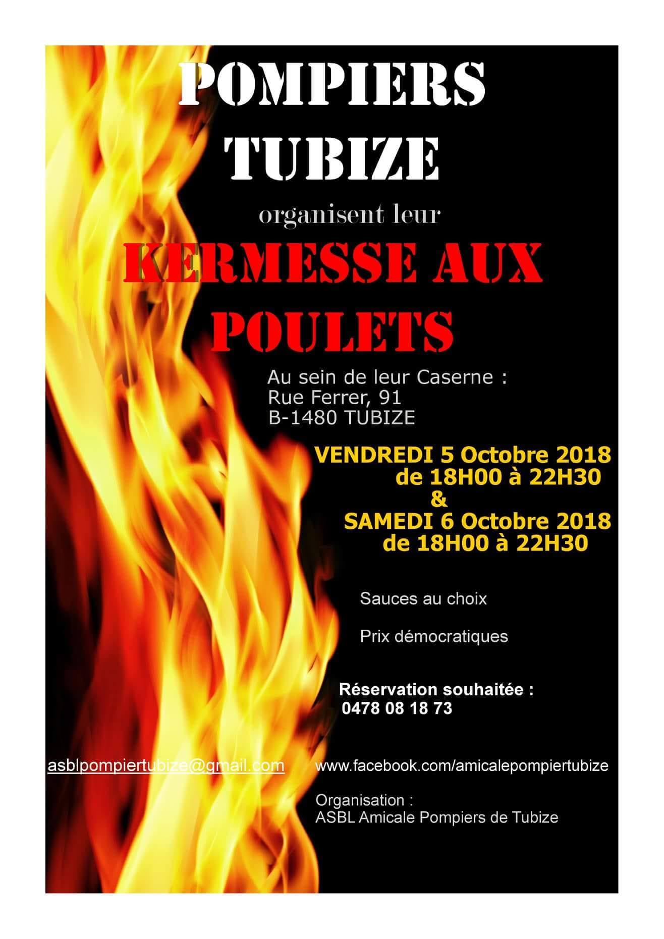 Kermesse aux poulets des pompiers de Tubize (5-6 octobre 2018) 41353110