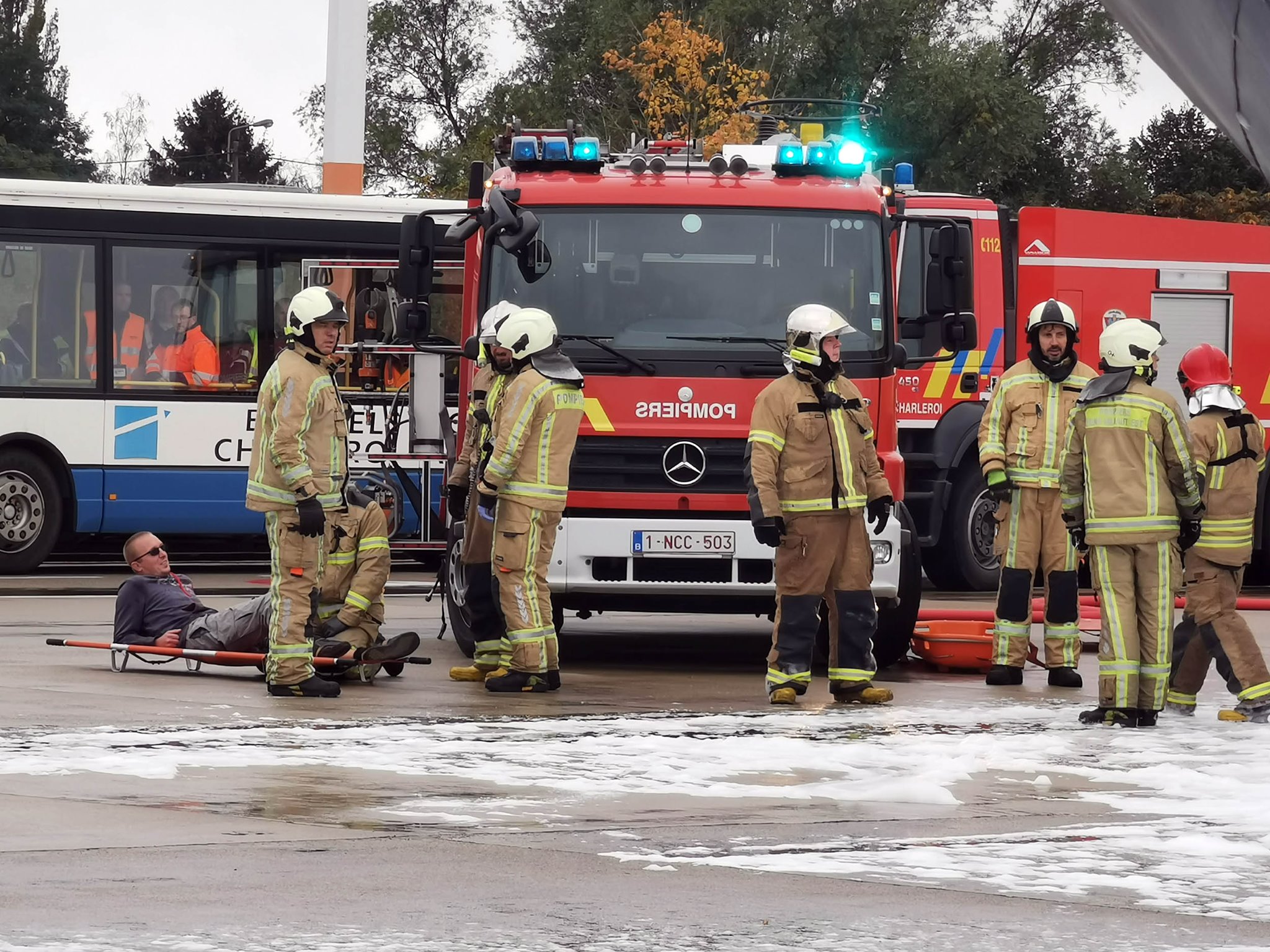 Un exercice catastrophe à l'aéroport de Charleroi (16/10/2019 + photos) 72613210