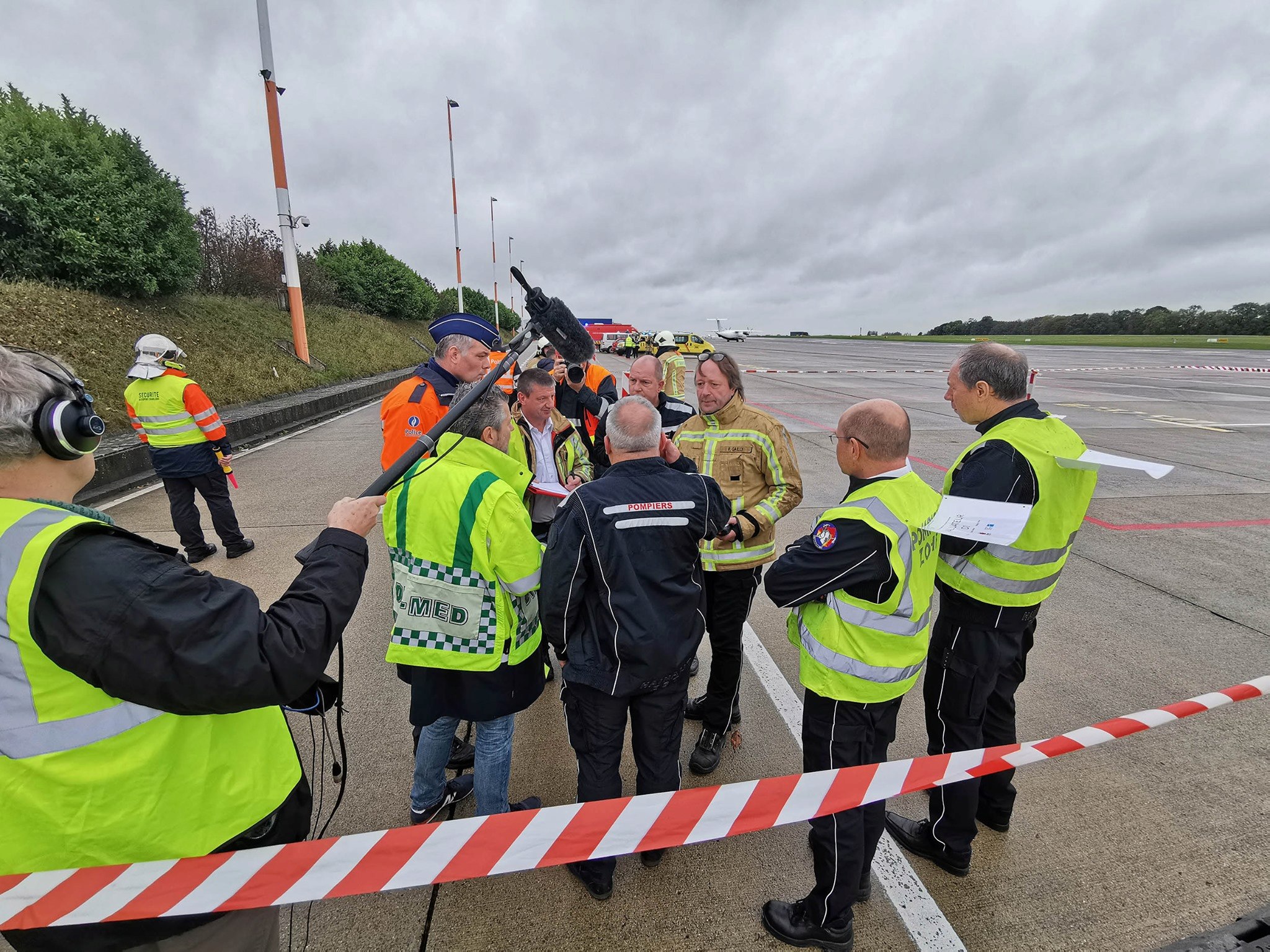 Un exercice catastrophe à l'aéroport de Charleroi (16/10/2019 + photos) 72832310