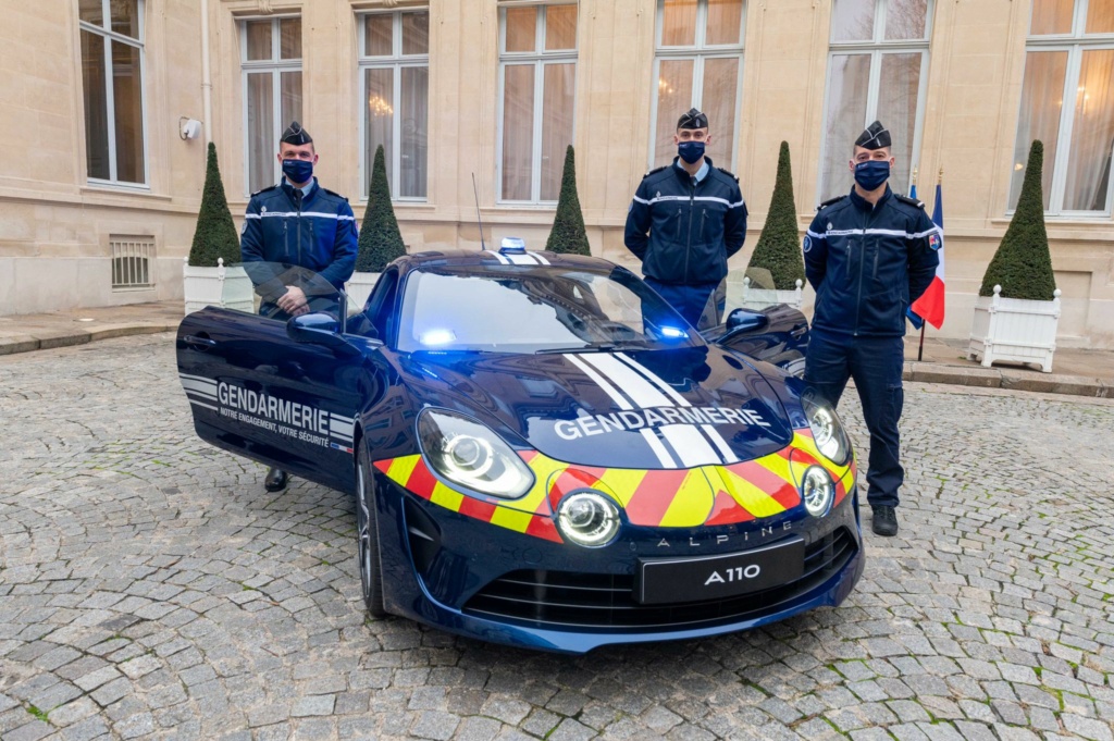 Des nouvelles Alpine A110 pour la Gendarmerie Nationale Française Dvoile11