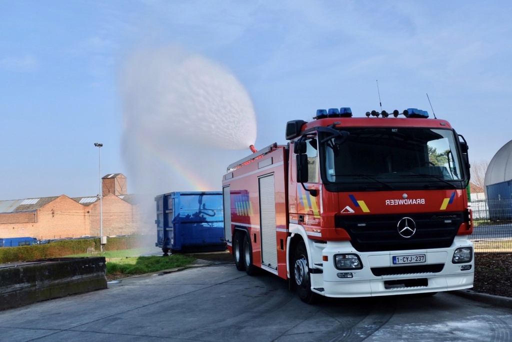 Les pompiers de Louvain utilisent les eaux usées d'AB InBev pour éteindre les incendies Water110