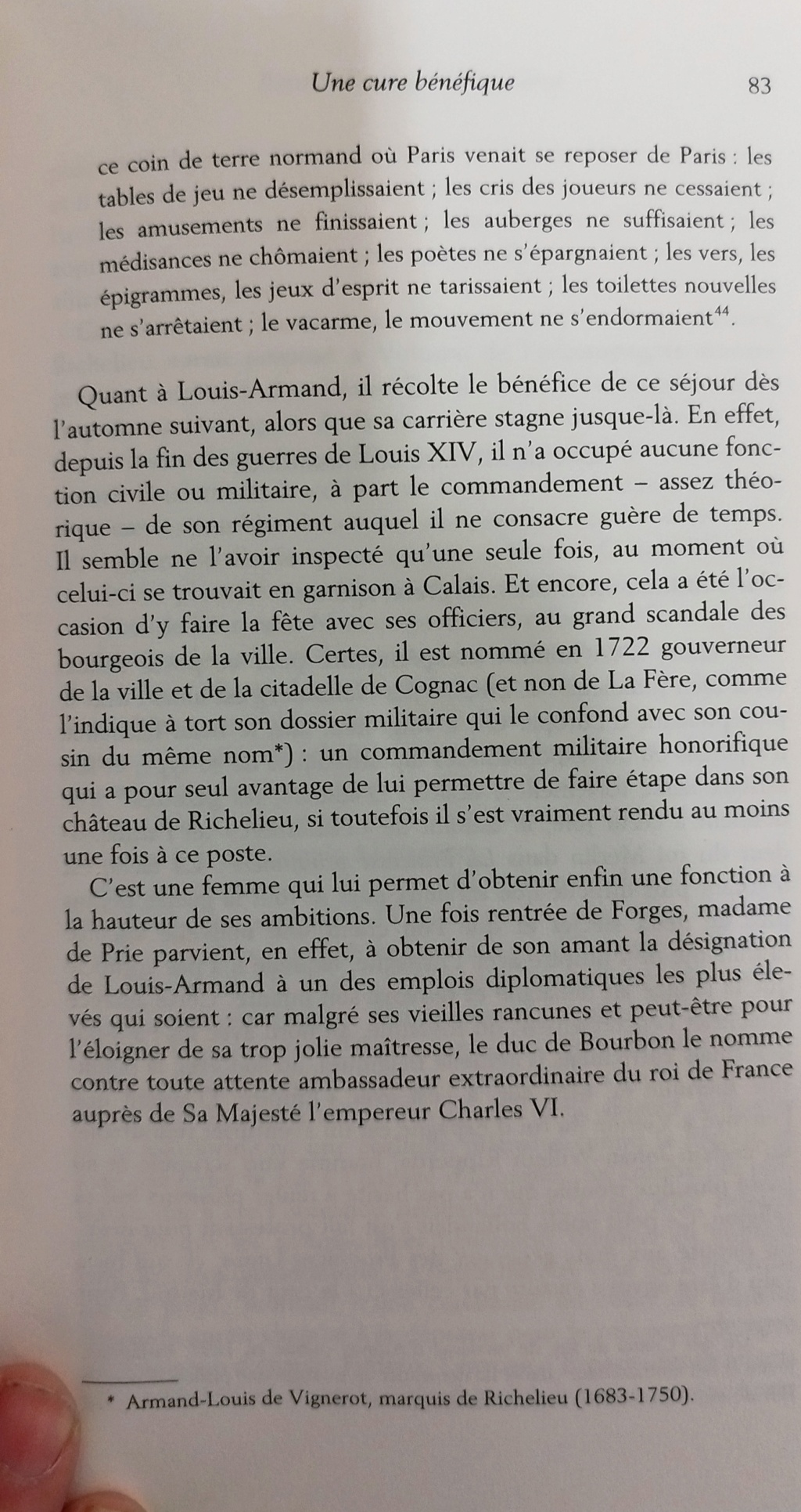 Louis-François-Armand de Vignerot du Plessis, maréchal et duc de Richelieu - Page 9 Img_2262