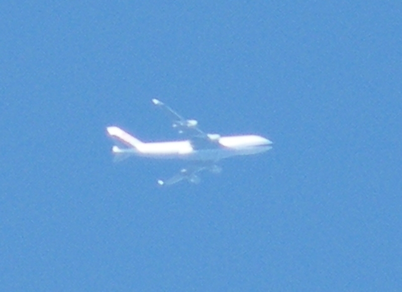Mediaş şi împrejurimi - aeronave în zbor B747-410