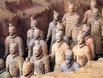 L'armée en terre cuite de Xian (Chine) Visg10