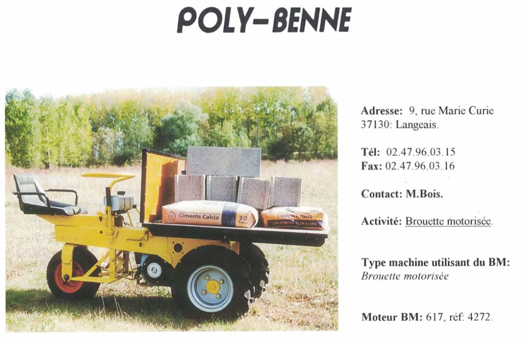 Remise en route d'un dumper POLY-BENNE n°729 moteur BM W239 Un_plu10