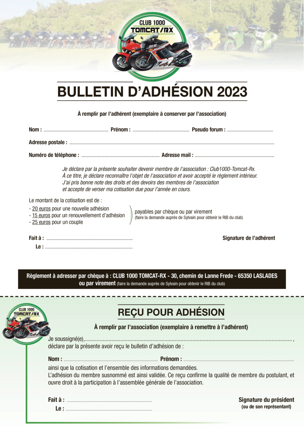 adhésion Club 2023 Bullet12