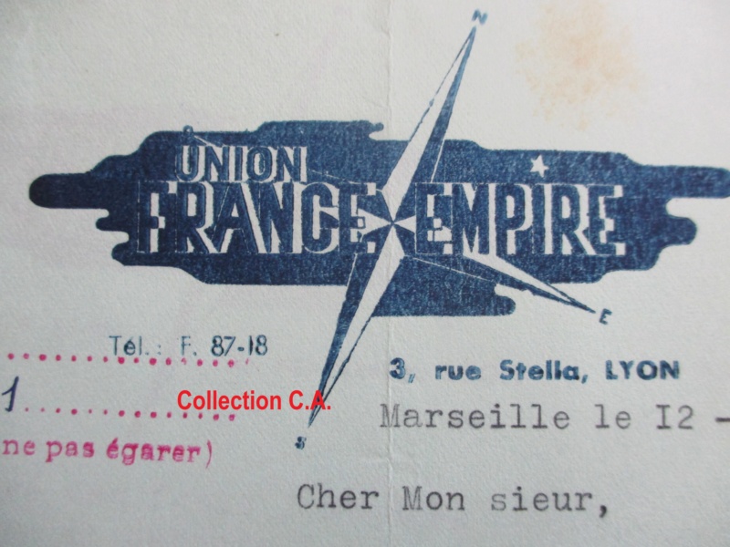 Dossier Augis Fabrication Insigne Union France Empire Lyon sous Vichy Img_6548