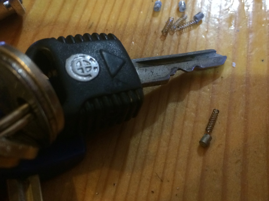 Re keying a pocket cover to your ignition Key I_19010