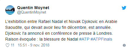 Rafael Nadal - Novak Djokovic, le 22 décembre 2018,à Jeddah en Arabie Saoudite Unti1459