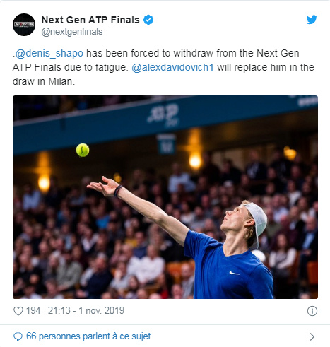 ATP MASTERS JEUNE GÉNÉRATION du 5 au 9 novembre 2019 Unti1551