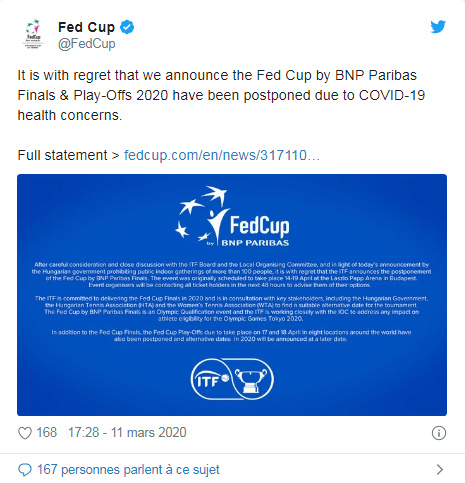 FED CUP 2020 FINALE Unti2419