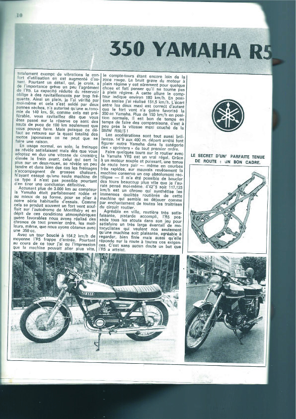 Moto revue septembre 1976 essai 350 YR5 Essai_15