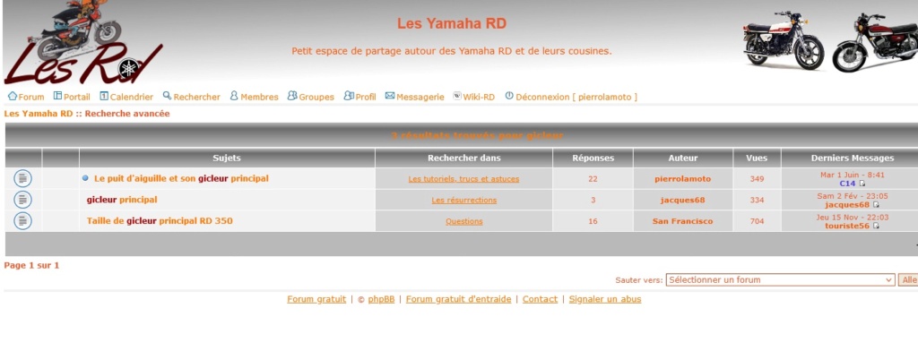 rechercher - Rechercher un sujet sur le forum Screen14