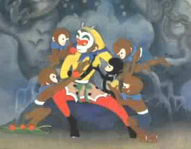 Cherche dessin animé vhs sur des singes qui font des bêtises F2005010