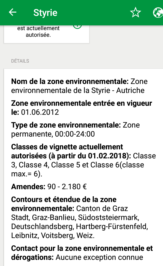 ZFE (Zone à Faible Emission) Tt217