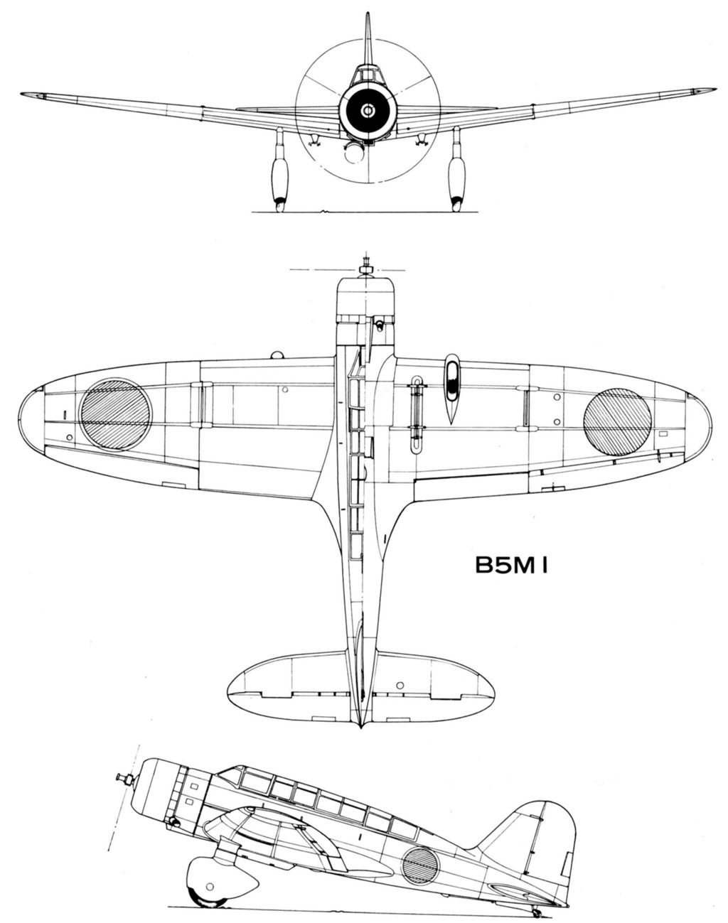 Mitsubishi B5M1 "Mabel" - AML - 1/72 1011
