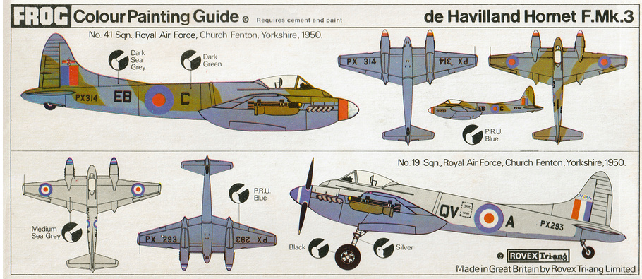 [Frog] De Havilland Hornet PR 2 & MK 3 - Terminés 2493
