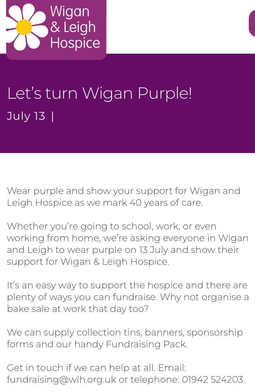 Wigan & Leigh Hospice 29524a10