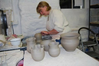 Joanne McGee Salt Pig, Fosspotz Pottery 4610_810