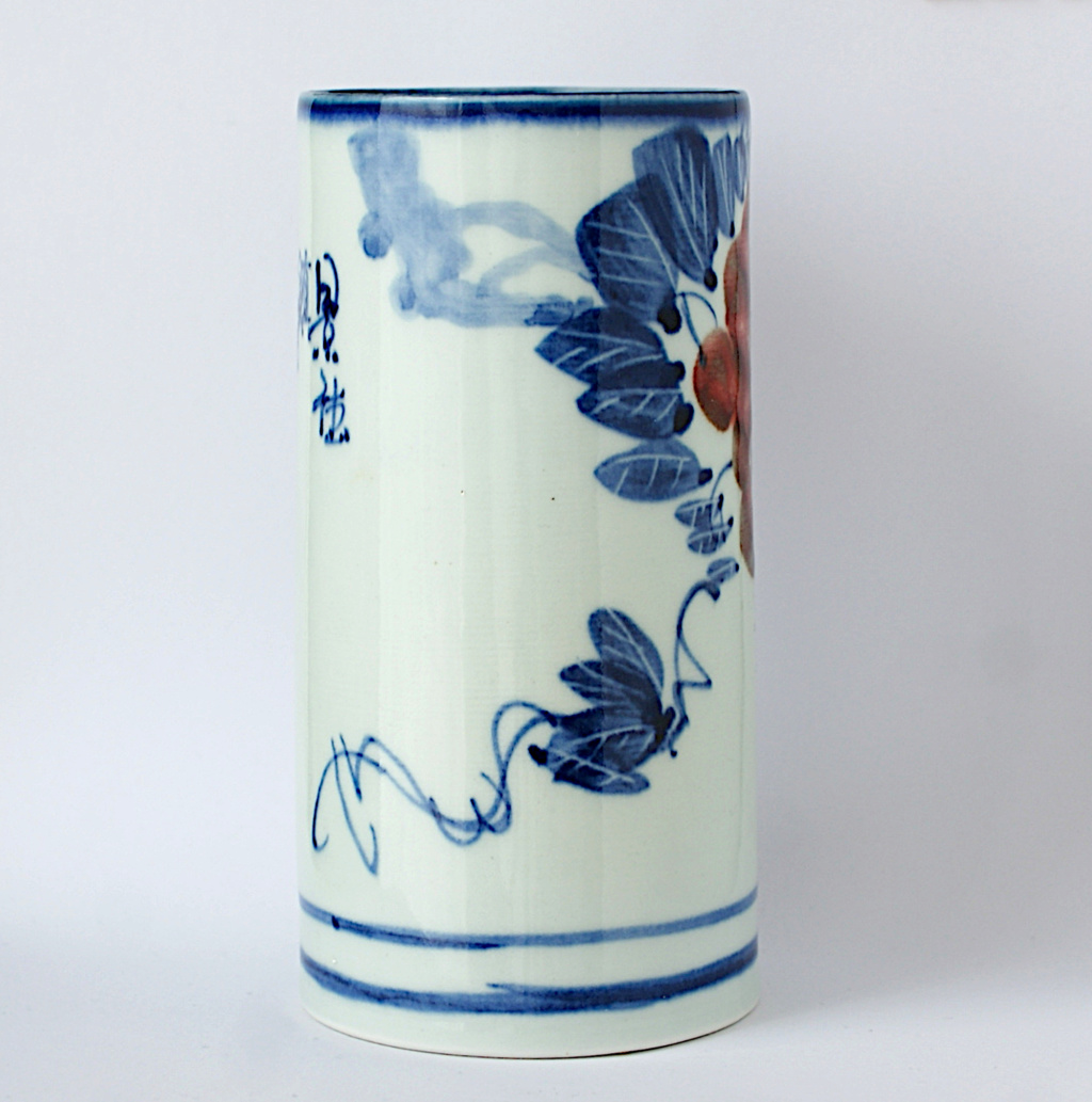 Oriental Brush Pot Or Vase Dsc05429
