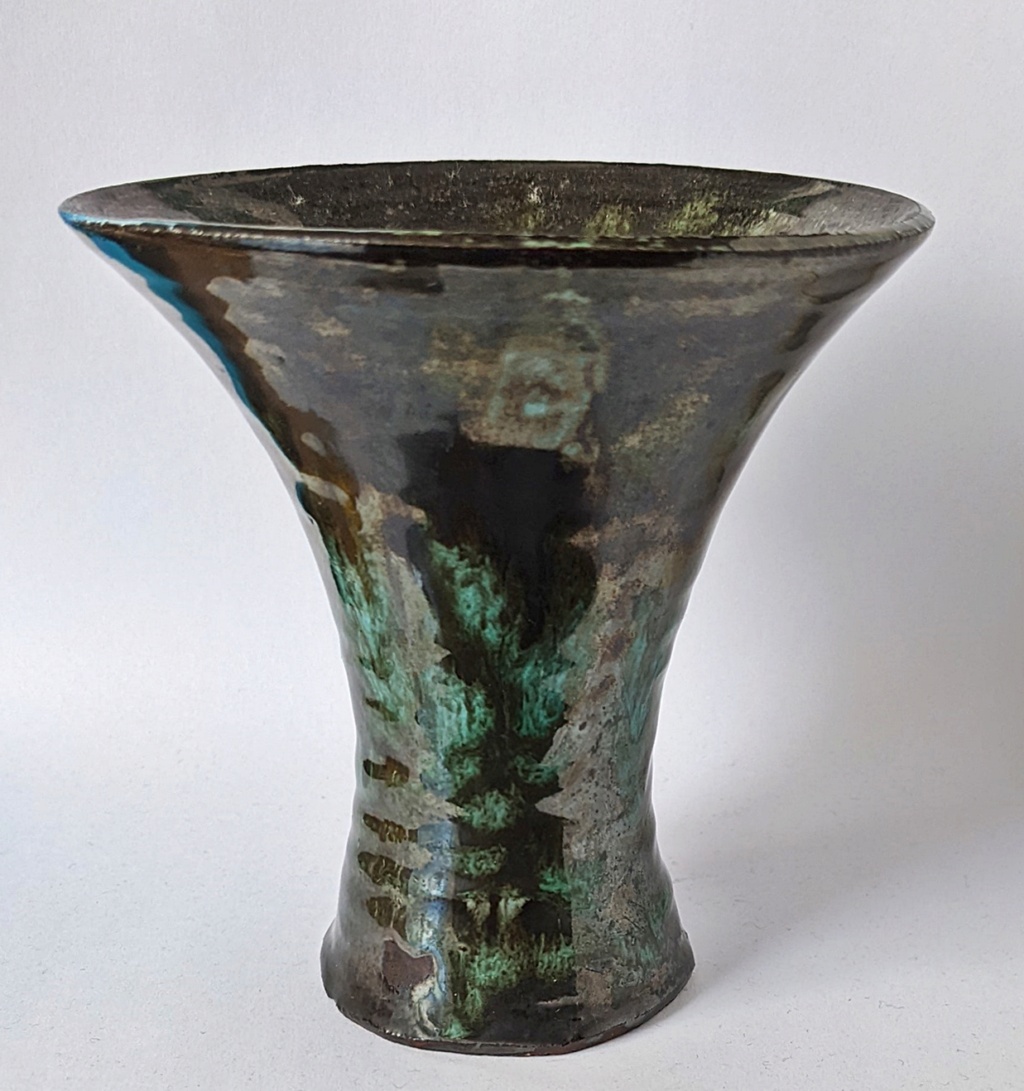 Fluted Vase ( Mask Pottery St Ives?) Pxl_2228