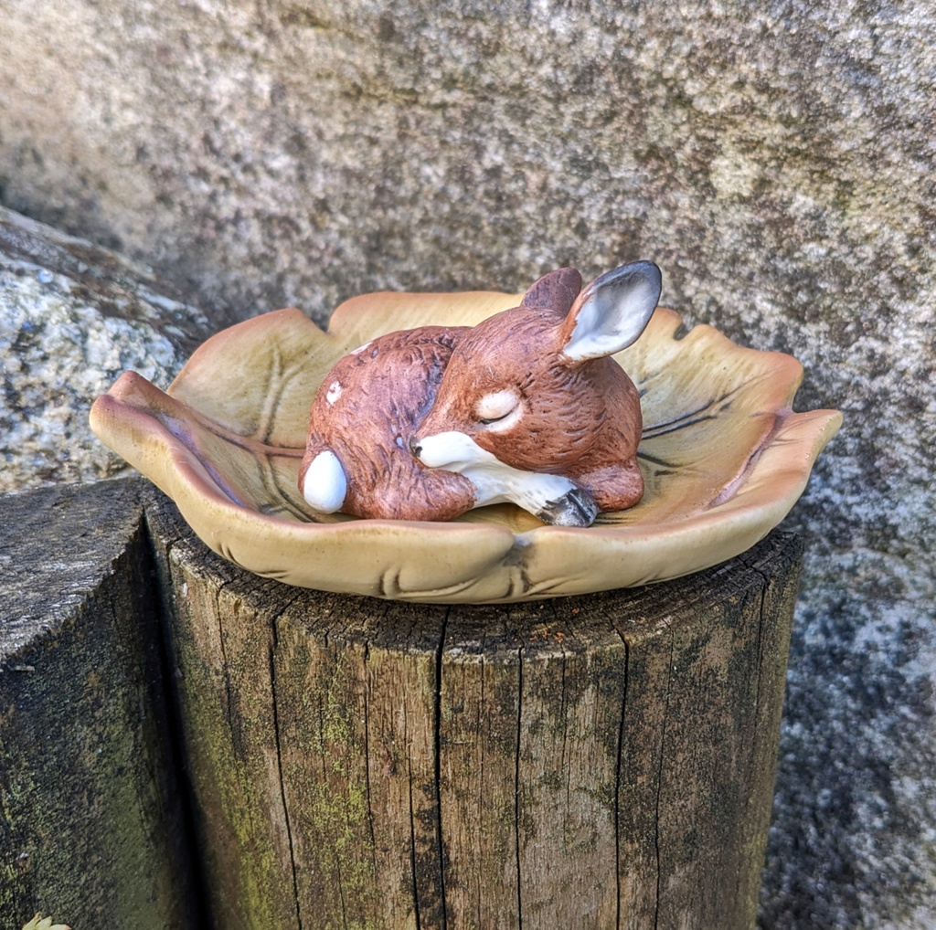 Pottery Faun/Young Deer J R International Pxl_2324