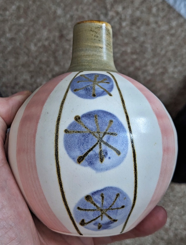 Pottery Bud Vase, (not Francis Pollard)  Pxl_2416