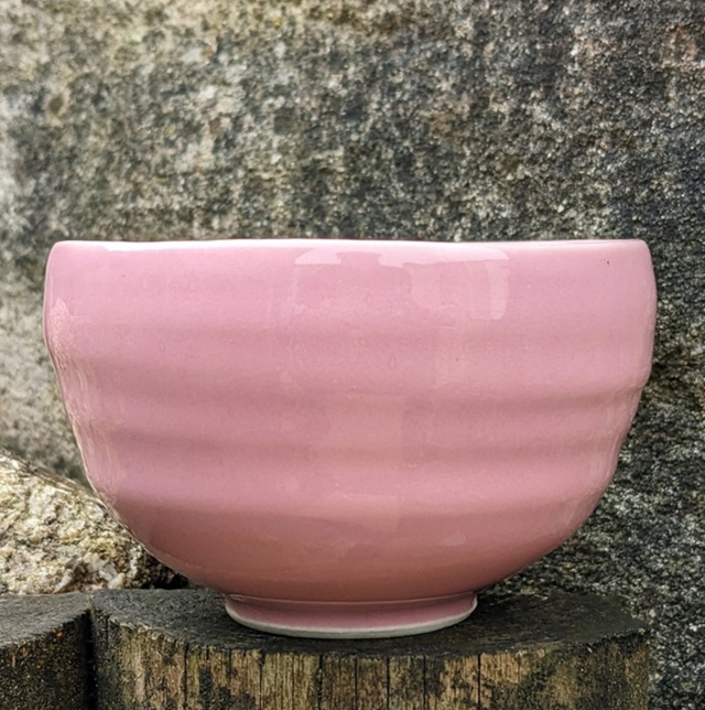 Pink Porcelain Tea Bowl RH Mark Pxl_2543