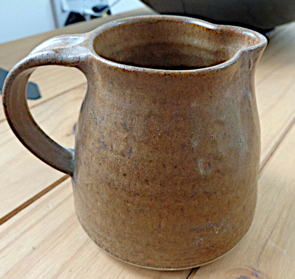 Pottery Jug with IC mark, Cornwall - cf. ex-Rashleigh Potter David Carew S-l16013