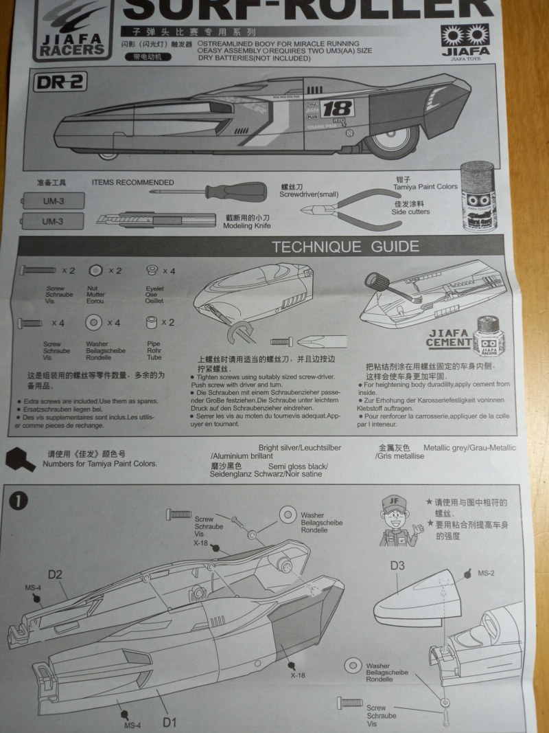 [JIAFA TOYS]  SURF-ROLLER  1/32ème Réf 17602  01028