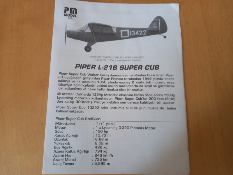 [PM model]  PIPER L-21B   ref;pm502 1/48 01721