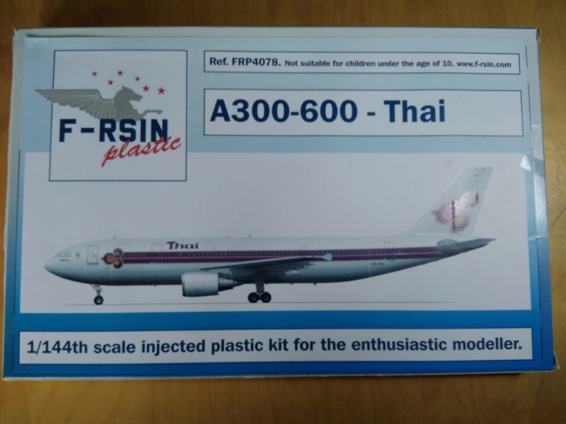 [F-RSIN]  AIRBUS A300-600 Cie THAI 1/144ème Réf FRP4078  revue de boite A-300-11