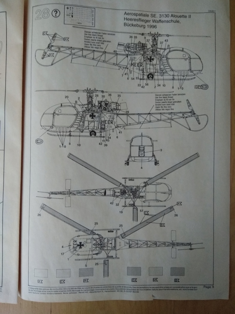 [REVELL] SUD AVIATION SE 3130 ALOUETTE II 1/32ème Réf 04401  Alouet29