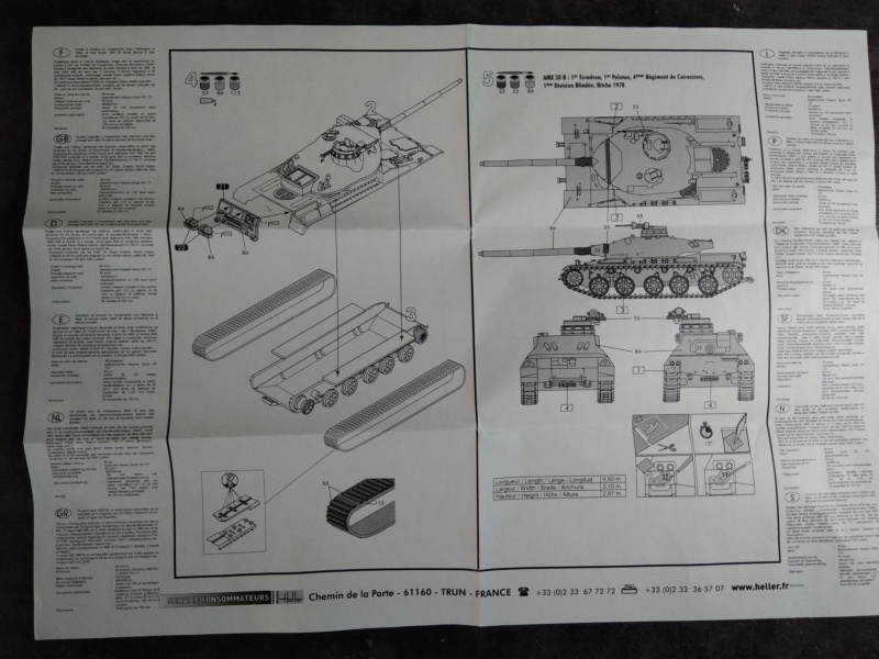 AMX 30 canon de 105 char de combat Réf 79899 Notice Amx-3017