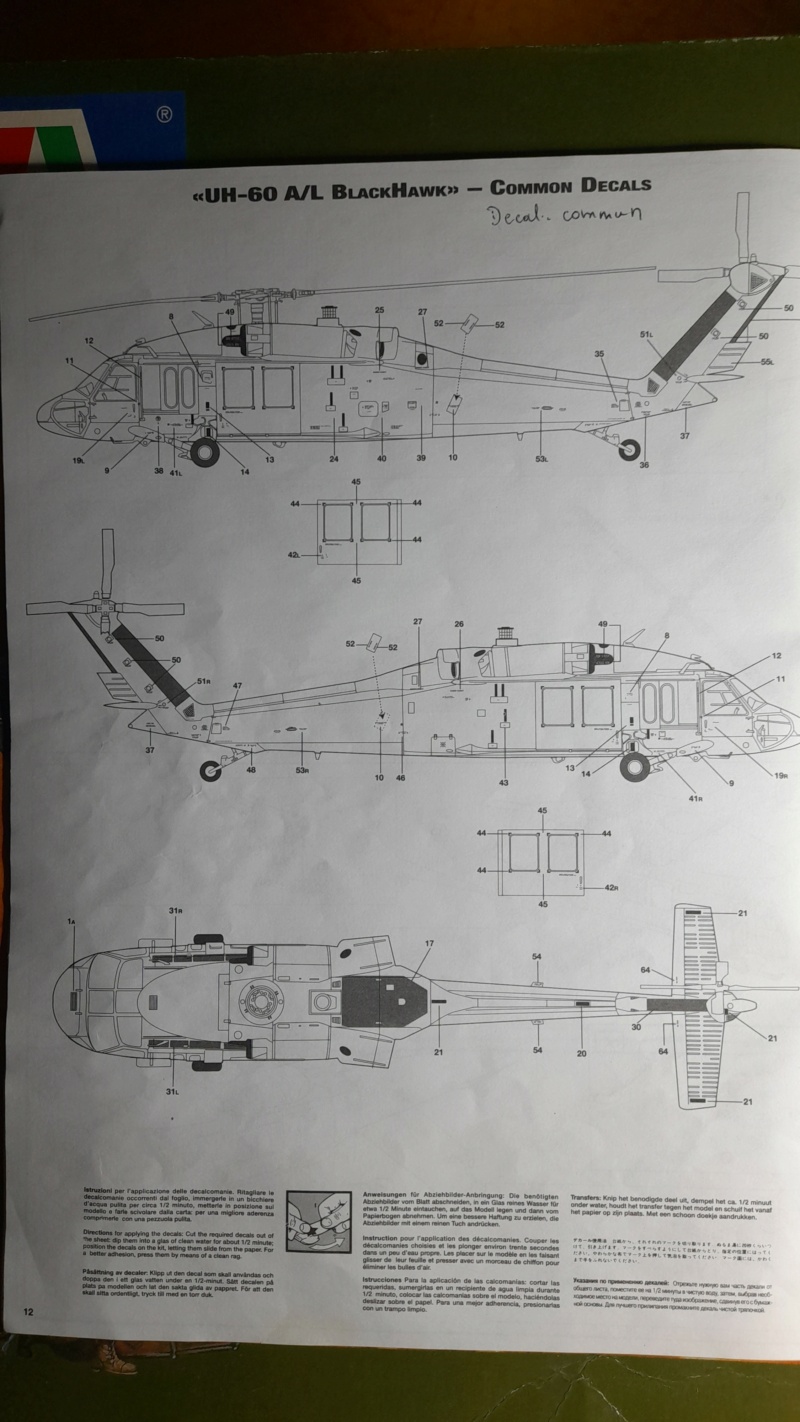 [ITALERI] SIKORSKY UH-60 A/L BLACK HAWK 1/35ème Réf 6430 J_02110