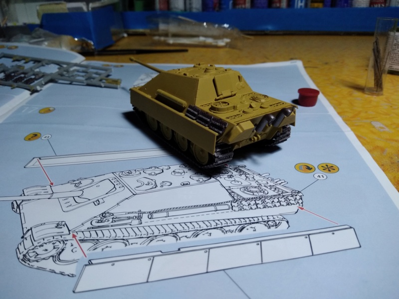 [REVELL] KRUPP AG SdKfz 173 Jagpanzer V JAGPANTHER char chasseur de chasse moyenRéf 03327  Jag_0033