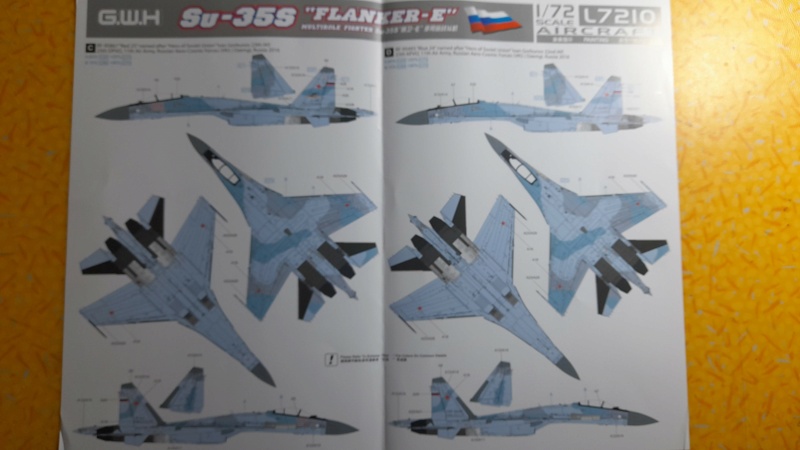 [GWH] SOUKHOÏ Su-35 S FLANKER-E 1/72ème Réf L7210 M_00516