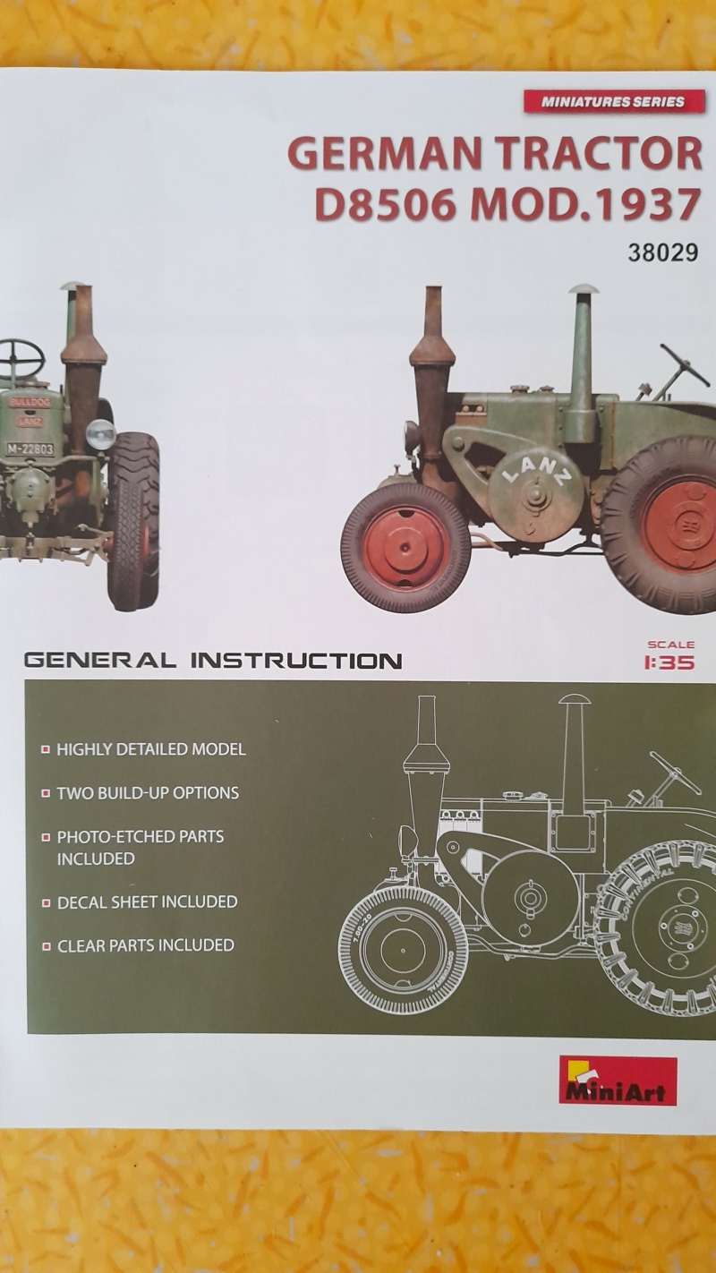 [MINIART] Tracteur allemand D8506 modèle 1937 1/35ème Réf 38029   M_00615