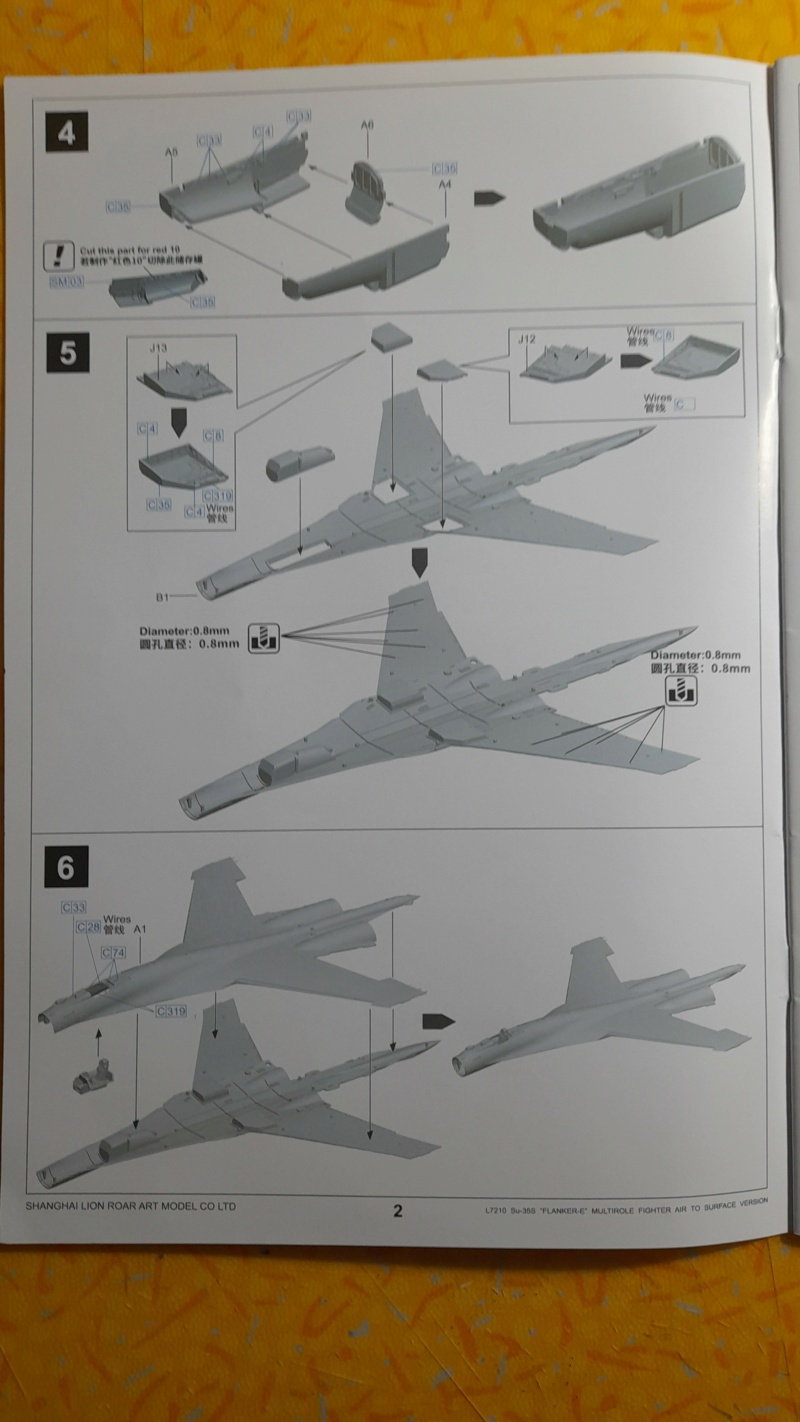 [GWH] SOUKHOÏ Su-35 S FLANKER-E 1/72ème Réf L7210 M_00915