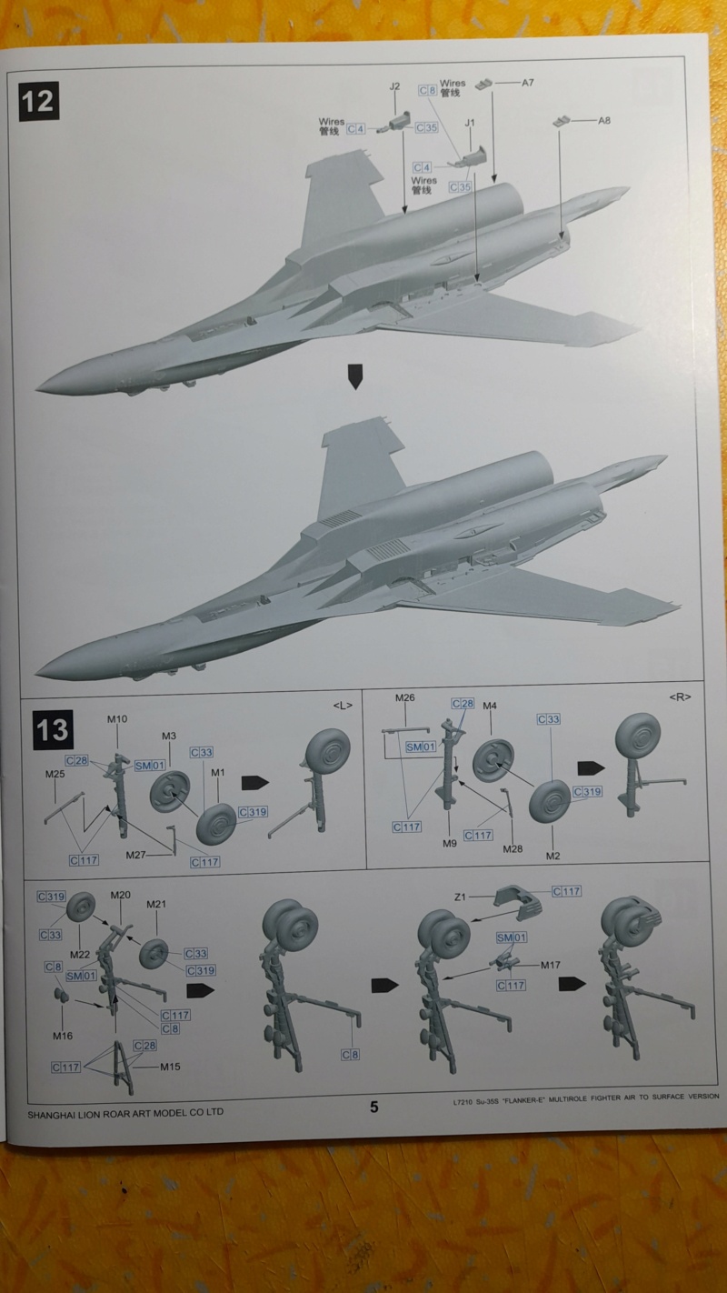 [GWH] SOUKHOÏ Su-35 S FLANKER-E 1/72ème Réf L7210 M_01215