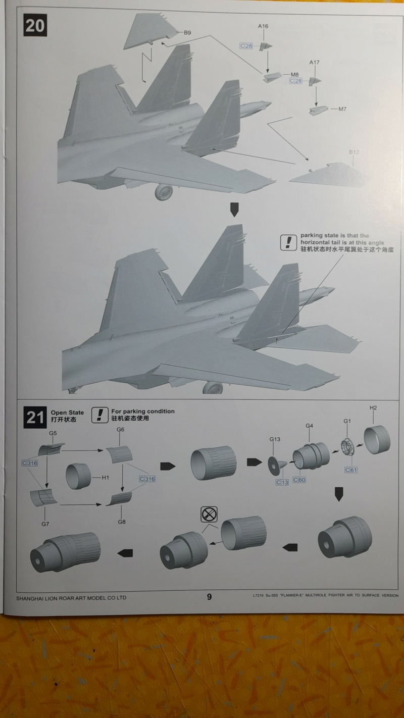 [GWH] SOUKHOÏ Su-35 S FLANKER-E 1/72ème Réf L7210 M_01613